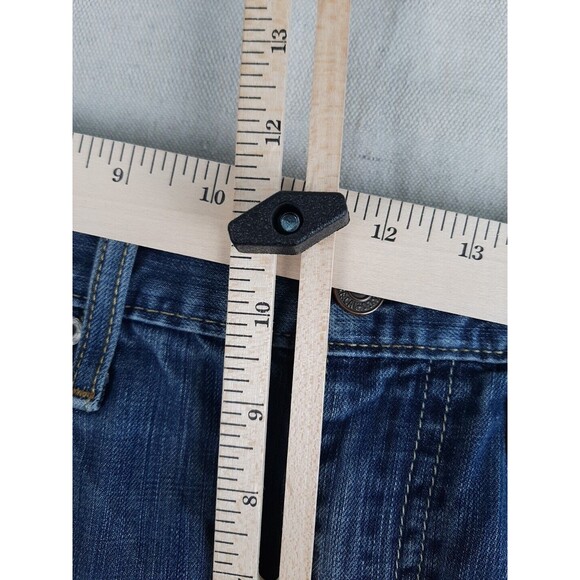 Levis 527 Jeans Mens 34 35x32 Boot Distressed Thrashed Mid Rise Cowboy Western - Picture 16 of 16